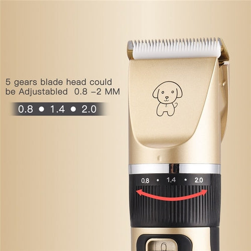 Professionell Klippmaskin för Hund & Katt – Komplett Groomingkit